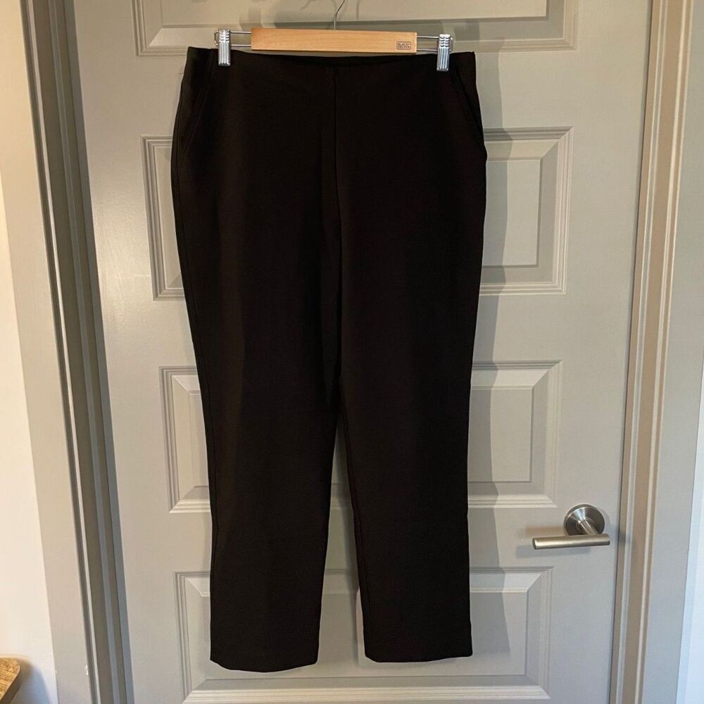 Rachel Zoe size 10 black pull-on dress pants